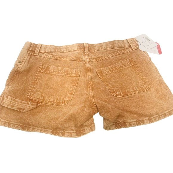 Isabel Maternity Ingrid/Isabel Women's Size 6 Side Panel Brown Carpenter Short - Picture 2 of 16